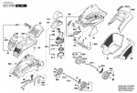 Bosch 3 600 HA4 203 Rotak 40 M Lawnmower 230 V / Eu Spare Parts